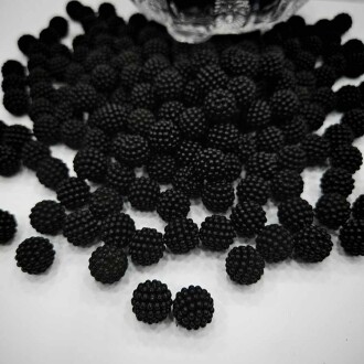 Böğürtlen Boncuk 14 Mm ( 500 Gram ) Siyah - 2
