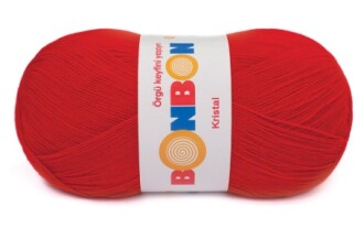 Bonbon Kristal Örgü Lif İpi 98211 Alev Kırmızı - Nako