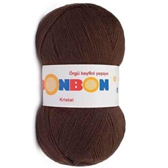 Bonbon Kristal Örgü Lif İpi 98219 Kahverengi - Nako
