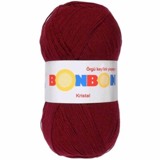 Bonbon Kristal Örgü Lif İpi 98220 Bordo - Nako
