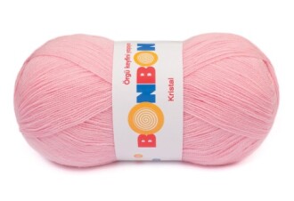 Bonbon Kristal Örgü Lif İpi 98221 Açık Pembe - Nako