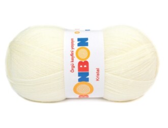 Bonbon Kristal Örgü Lif İpi 98223 Açık Krem - Nako