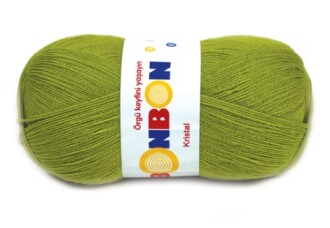 Bonbon Kristal Örgü Lif İpi 98229 Açık Yeşil - Nako