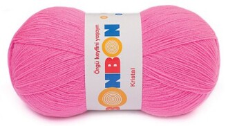 Bonbon Kristal Örgü Lif İpi 98240 Pembe - Nako