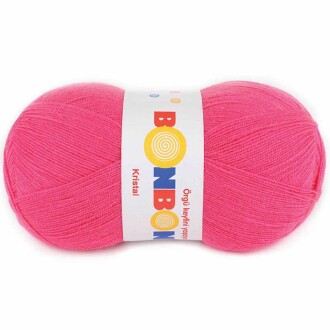 Bonbon Kristal Örgü Lif İpi 98319 Fuşya Pembe - Nako