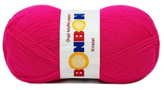 Bonbon Kristal Örgü Lif İpi 98396 Neon Pembe - Nako