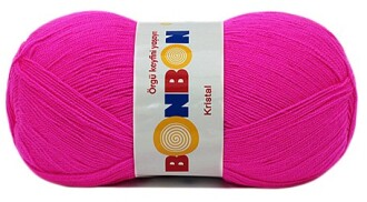 Bonbon Kristal Örgü Lif İpi 98403 Koyu Pembe - Nako