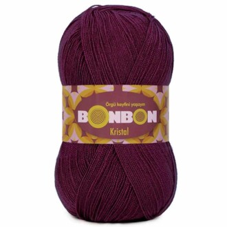 Bonbon Kristal Örgü Lif İpi 98578 Koyu Mürdüm - Nako