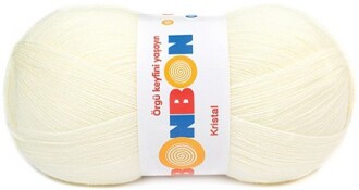 Bonbon Kristal Örgü Lif İpi 98594 Ekru - Nako