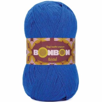 Bonbon Kristal Örgü Lif İpi 98818 Saks Mavi - Nako
