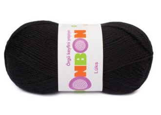 Bonbon Lüks Örgü Patik İpi 98206 Siyah - Nako