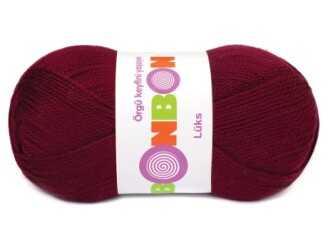 Bonbon Lüks Örgü Patik İpi 98220 Bordo - Nako