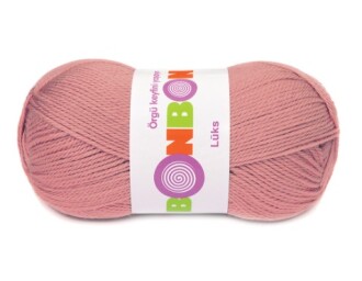 Bonbon Lüks Örgü Patik İpi 98224 Gül Kurusu - Nako