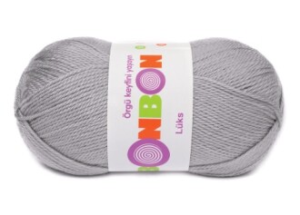Bonbon Lüks Örgü Patik İpi 98233 Açık Gri - Nako