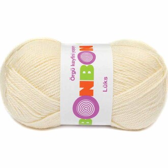 Bonbon Lüks Örgü Patik İpi 98272 Krem - Nako
