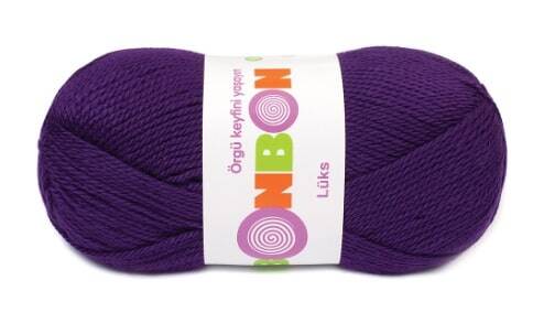 Bonbon Lüks Örgü Patik İpi 98290 Mor - 1