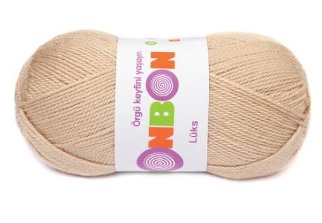 Bonbon Lüks Örgü Patik İpi 98293 Açık Bej - 1