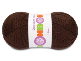 Bonbon Lüks Örgü Patik İpi 98297 Kahverengi - Nako