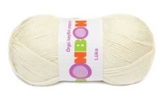 Bonbon Lüks Örgü Patik İpi 98300 Ekru - Nako