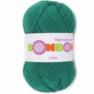 Bonbon Lüks Örgü Patik İpi 98325 Ördek Başı Yeşili - Nako
