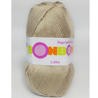 Bonbon Lüks Örgü Patik İpi 98338 Bej - Nako