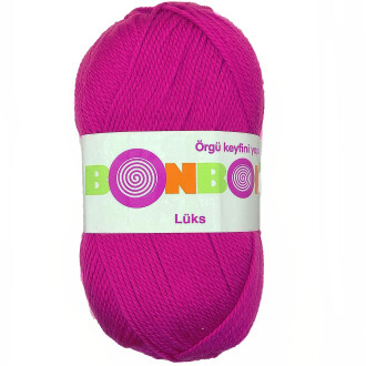 Bonbon Lüks Örgü Patik İpi 98403 Koyu Pembe - Nako