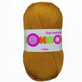 Bonbon Lüks Örgü Patik İpi 98415 Hardal - Nako