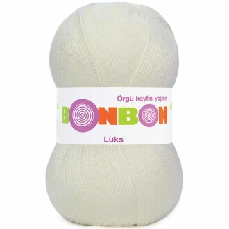 Bonbon Lüks Örgü Patik İpi 98594 Krem - Nako