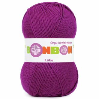 Bonbon Lüks Örgü Patik İpi 98677 Koyu Fuşya - Nako