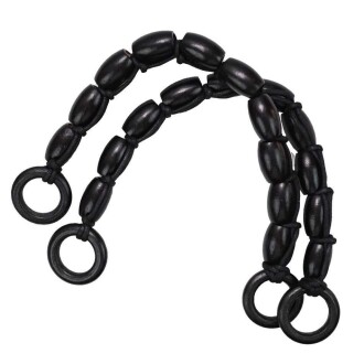 Boncuklu Çanta Sapı AS01 Siyah - Orivyum