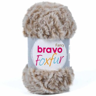Bravo Foxfur Tavşan Tüyü 78A Krem Peluş İp ( 100 Gram ) - Orivyum