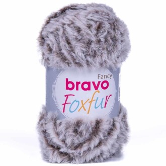 Bravo Foxfur Tavşan Tüyü 79 Açık Kahve Peluş İp ( 100 Gram ) - Orivyum