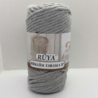 Büklüm Makrome Tarama İpi Açık Gri ( 250 Gr ) - Rüya