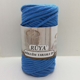 Büklüm Makrome Tarama İpi Buz Mavisi ( 250 Gr ) - Rüya
