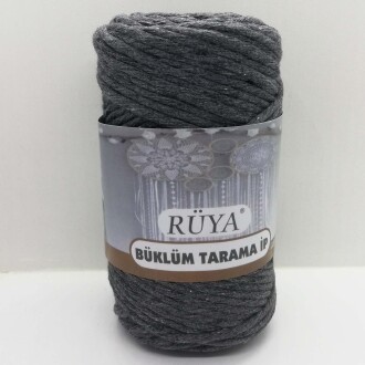 Büklüm Makrome Tarama İpi Fume ( 250 Gr ) - Rüya