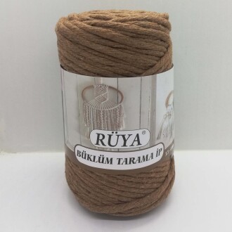 Büklüm Makrome Tarama İpi Kahverengi ( 250 Gr ) - Rüya