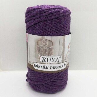 Büklüm Makrome Tarama İpi Mor ( 250 Gr ) - Rüya