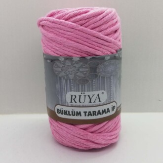 Büklüm Makrome Tarama İpi Pembe ( 250 Gr ) - Rüya