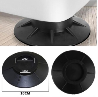 Çamaşır Makinesi Titreşim Engelleyici Stoper SİYAH 4lü Set - Orivyum