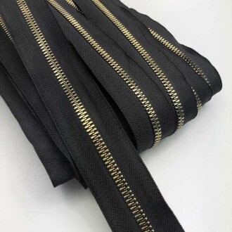 Çanta Fermuarı Altın Dişli ( 1 Metre ) 2 Başlık Hediyeli - 4