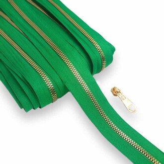 Çanta Fermuarı Altın Dişli ( 1 Metre ) 2 Başlık Hediyeli - 6