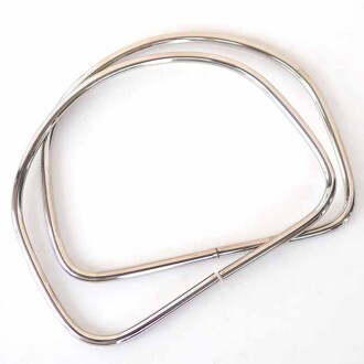 Çanta Sapı Metal ( D Model ) Gümüş - Orivyum