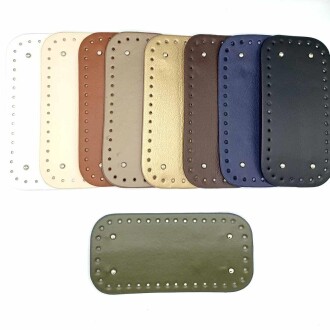 Çanta Tabanı Deri ( Dikdörtgen ) 26x13 Cm - 5