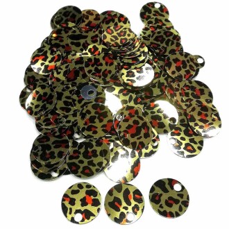 Çanta Ve Supla Pulu 20 Mm ( 25 Gram ) Leopar - Orivyum