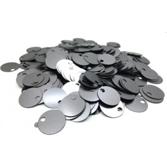 Çanta Ve Supla Pulu 20 Mm ( 25 Gram ) Mat Gri - Orivyum