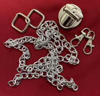 Çanta Zinciri Seti ( Gümüş Renk ) - Orivyum