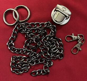 Çanta Zinciri Seti ( Siyah Renk ) - Orivyum