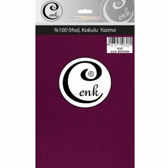 Cenk Poşetli Yazma 100 Cm 032 Açık Mürdüm - Cenk