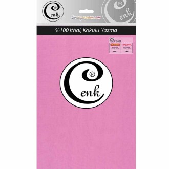 Cenk Poşetli Yazma 100 Cm 040 Toz Pembe - Cenk