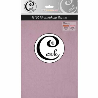 Cenk Poşetli Yazma 100 Cm 103 Soft Pudra - Cenk